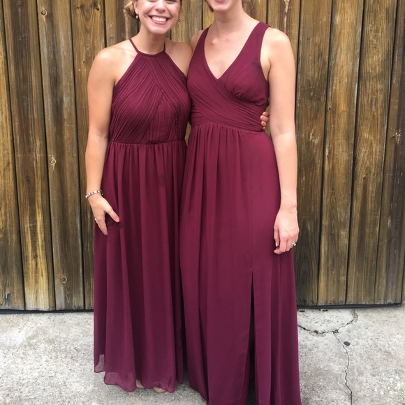 Dresses Wine Colored Bridesmaid Dress Poshmark